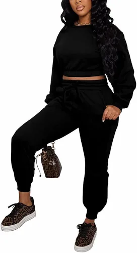 Miniatura 2 de PINSV Trajes de dos piezas para mujer, trajes de entrenamiento