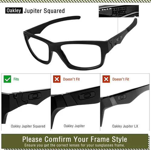 Miniatura 6 de Lentes de repuesto de rendimiento Earsocks para Oakley Jupiter Squared OO9135 Gafas de Sol