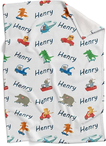 Mantas de bebé personalizadas para niños con nombre, mantas de bebé personalizadas, regalos personalizados para niño recién nacido, manta de bebé de