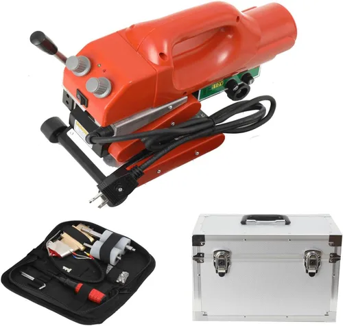 800W Geo Membrana Superposición Cuña Soldador/3.9 in Geomembrana Máquina de soldadura de plástico Membrana de plástico Soldador de cuña caliente