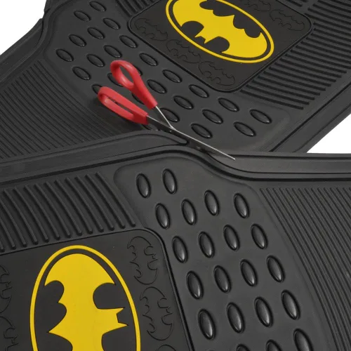 Miniatura 9 de BDK Alfombrillas clásicas de superhéroe Batman para el suelo del automóvil, con licencia oficial de Warner Bros DC Comics, protección