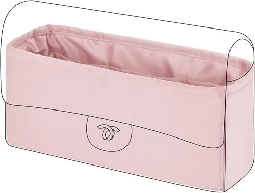 DGAZ Organizador de bolso para bolsas Chanel CF, organizador de bolsas de seda, bolso de lujo y moldeador de bolsas (rosa, Maxi)