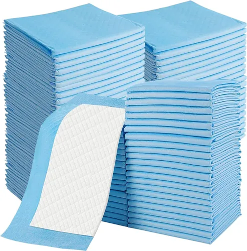 smilixin Paquete de 100 cambiadores desechables, cambiadores de incontinencia para bebés, almohadillas transpirables de alta absorción,