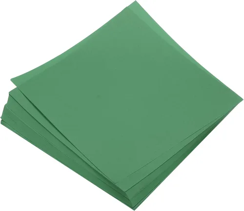 Miniatura 79 de MECCANIXITY 100 hojas de papel de origami de doble cara de 8 x 8 pulgadas (7.9 x 7.9 in), hoja cuadrada para proyectos de manualidades, Pasto verde
