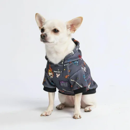 Miniatura 51 de Spark Paws Sudadera con capucha para perro, suéter de primera calidad para perros pequeños, medianos y grandes Trajes cálidos para bulldogs