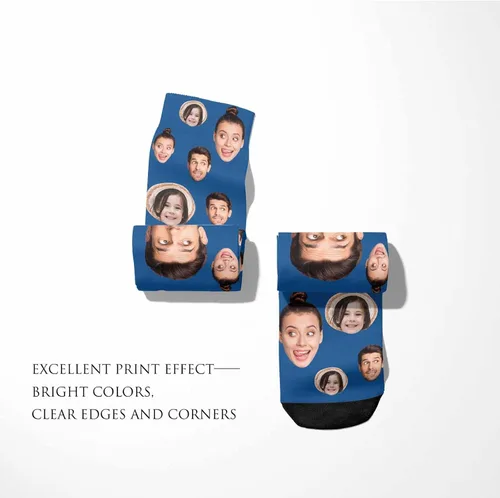 Miniatura 208 de Artsadd Calcetines personalizados para mujeres y hombres, amantes de los perros y gatos, regalos divertidos unisex personalizados