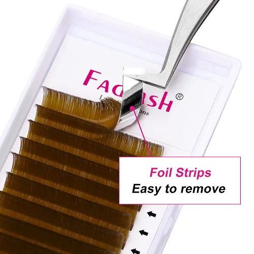 Miniatura 4 de Extensiones de pestañas con volumen, pestañas fáciles de abanico, rizo C, extensiones de volumen, extensiones de pestañas de colores de imitación