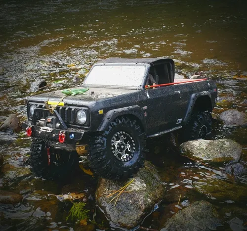 Miniatura 7 de HOBBYSOUL 2 neumáticos RC 2.2 Mud Slingers suaves y pegajosos de 4.882 in / 4.88 pulgadas para 1/10 Axial SCX10 Wraith Yeti/Traxxas TRX4 AMG 6x6