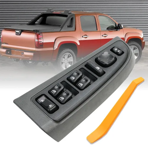 Miniatura 10 de 15883320 Interruptor de ventana eléctrica para el lado del conductor delantero con interruptor de espejo plegable compatible con Chevy Silverado