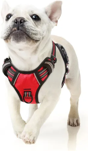 Miniatura 41 de Arnés para perro HEELE para perros grandes sin tirones Chaleco arnés para perro grande con mango acolchado suave reflectante para entrenamiento al
