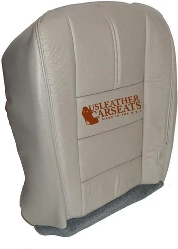 Miniatura 2 de Us Leather Car Seats Compatible con Ford F250 Lariat 2008 2009 2010 – Funda de asiento inferior del conductor, piedra mediana