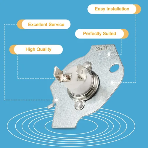 Miniatura 4 de AMI PARTS Fusible térmico de secadora de repuesto 3977394 Compatible con Whirlpool y Kenmore Reemplaza 80001 279548 695563 2796769 279769VP 3387812