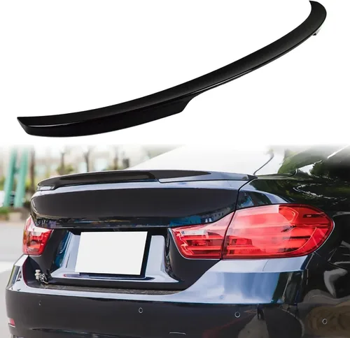 Alerón Wing Negro Brillante 2014-2020 Compatible con BMW Serie 4 Gran Coupe Fastback F36 Modelo de 4 Puertas 420i 428i 430i 435i 440i xDrive Tapa