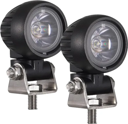 Miniatura 8 de Raycharm Offroad - Vainas de luz antiniebla LED redondas de 2 pulgadas para motocicleta, haz de inundación de largo alcance blanco frío de 6000 K