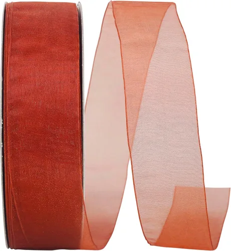 Miniatura 64 de Reliant Ribbon 25621-053-09C Cinta transparente de gasa, 1-1/2 pulgadas x 100 yardas, azul
