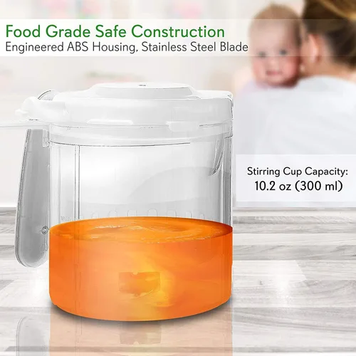 Miniatura 3 de NutriChef Máquina de alimentos para bebés Cocina a vapor 2 en 1 y licuadora de puré Temporizador de vapor ajustable Mezcla de alimentos