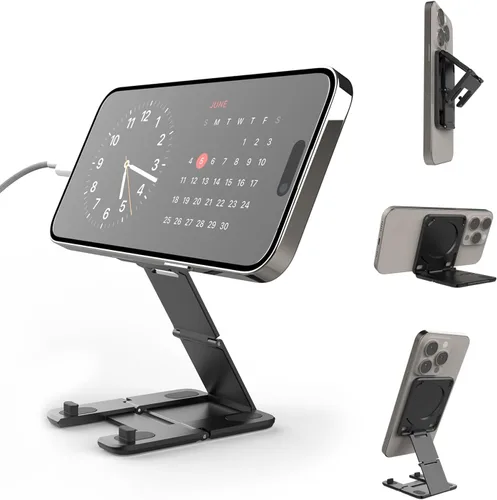 Kenu Stance+ 10 en 1 MagSafe Super Gadget, soporte magnético para trípode, ventilación para coche+tablero+soporte para CD, soporte para dedos,