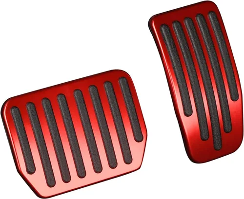 Juego de almohadillas de pedal para Tesla Model 3 Model Y, cubiertas de pedal de freno y acelerador de rendimiento de aluminio antideslizantes para