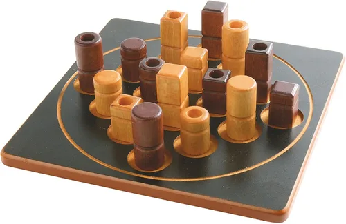 Miniatura 2 de Quarto Mini Ganador de Mensa Select Versión para viajes del juego de estrategia abstracta de madera para niños y adultos Favorito de la noche