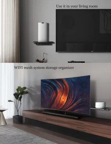Miniatura 3 de Universal Smart Speaker Soporte de Pared y Estante para Dispositivos Echo/Homepod mini/Sonos Compatible con Montaje de WiFi Google Adecuado