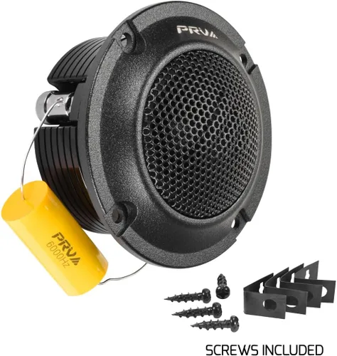 Miniatura 3 de PRV Audio Bullet Super Tweeters Neodimio, tweeter PRV de 3 pulgadas, negro TW400Ti-Nd-4, delgado, 240 vatios, 4 ohmios, fácil de montar, reemplazo