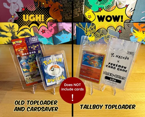 Miniatura 2 de Tallboy Extra Alto y Grueso Toploader Compatible con paquetes promocionales de Pokémon sellados No se ajusta a paquetes completos de refuerzo 3