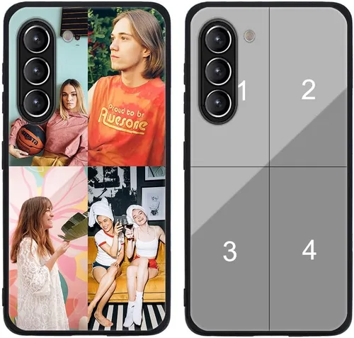 Miniatura 210 de Funda de teléfono personalizada para Samsung Galaxy S22+ / S22 Plus 5G, funda de TPU suave de vidrio templado antiarañazos personalizada con foto