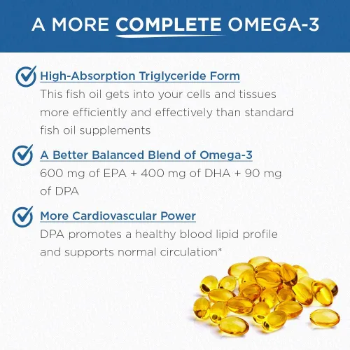 Miniatura 3 de Purity Products - Ultra Pure Omega 3,60 cápsulas blandas, Azul