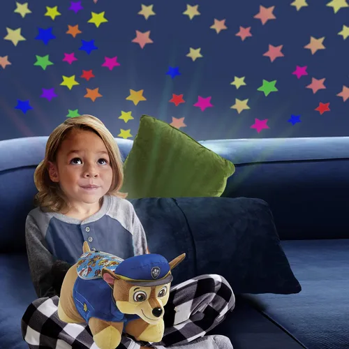 Miniatura 6 de Pillow Pets Paw Patrol Chase Sleeptime Lite de 11 pulgadas, luz nocturna de animales de peluche de Nickelodeon, regalo de juguete de peluche