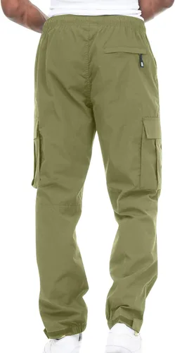 Miniatura 5 de Cargo Pants for Men Baggy Big and Tall Linen Drawstring Sweatpants Casual Hiking Jogger Athletic Straight Pant Pocket