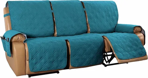 Miniatura 11 de Beacon Pet Funda para silla reclinable, funda elástica para sofá reclinable de 2/3 plazas, funda impermeable con bolsillos, protector de muebles
