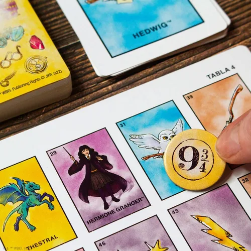 Miniatura 2 de Juego de Lotería de Harry Potter - Estilo Bingo con Arte Personalizado Inspirado en la Cultura Mexicana