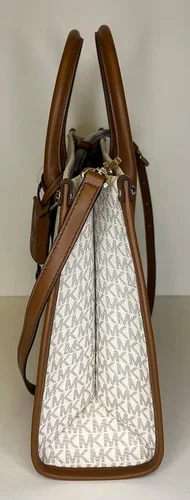 Miniatura 6 de Michael Kors Mirella MD EW - Bolsa de mano con logotipo grande continental y gancho para bolso