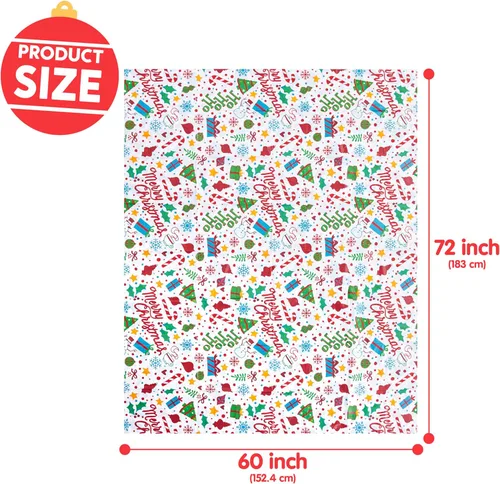 Miniatura 4 de JOYIN 2 bolsas de regalo jumbo de Navidad de 72 x 60 pulgadas con etiquetas para regalos grandes de alta resistencia, bolsa de bicicleta de Navidad