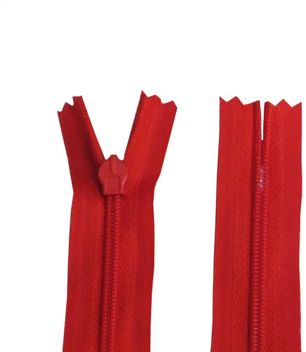 Miniatura 4 de Seeking ROAM Cremalleras invisibles, bobina de nailon, 3, 2 piezas (rojo, 14")