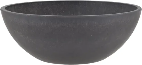 Miniatura 6 de PSW Pot Collection M20C - Maceta baja de plástico compuesto de piedra/madera de 8 pulgadas, sin orificio de drenaje (perforable), maceta