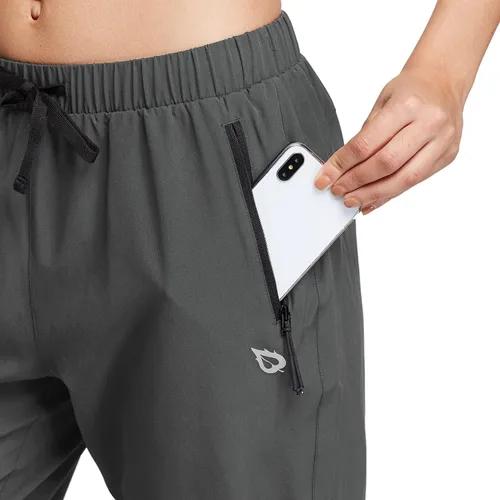 Miniatura 3 de baleaf Women's Lightweight Capri Jogger Hiking Shorts Running Capri Pants Quick Dry UPF 50+ Zipper Pockets