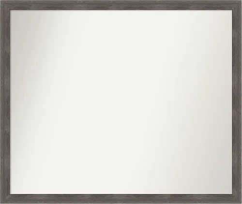 Miniatura 344 de Amanti Art Espejo personalizado, espejo de baño gris plomo a rayas, espejo de pared o espejo de tocador de baño sobre el fregadero