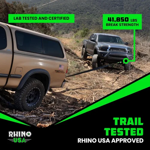 Miniatura 7 de Rhino USA Receptor de enganche de grillete (se adapta a receptores de 2 pulgadas). Los mejores accesorios de remolque para camiones, Jeep, Toyota