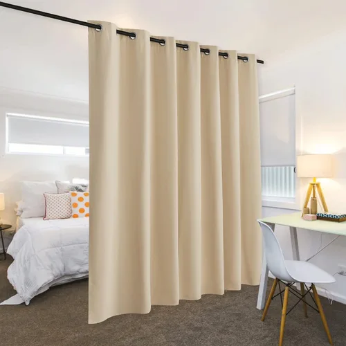 Miniatura 3 de RYB HOME - Cortinas extralargas de privacidad, para bloquear luz, de techo a suelo, para comedor, oficina, sala de estar, cine en casa, patio, 8.3