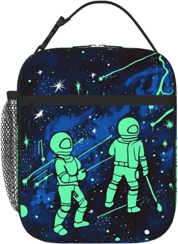 Miniatura 17 de Lonchera con aislamiento para mujer, bolsa de almuerzo con diseño de arco iris y orgullo gay para el trabajo, picnic, portátil