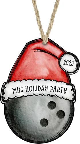 Miniatura 15 de Adorno de fútbol 2025 Decoración de Navidad personalizada con nombre y número personalizados Regalo deportivo para jugadores, entrenadores y equipos