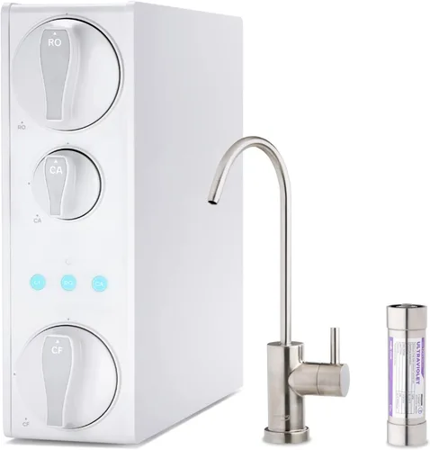 Miniatura 14 de iSpring RO500AK-ORB - Filtro de agua por ósmosis inversa, Certificado NSF 58, Sistema RO sin tanque de 500 GPD, pH natural con remineralización