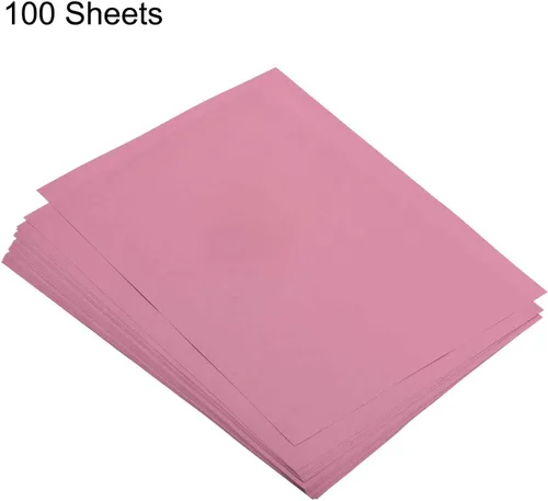 Miniatura 3 de MECCANIXITY 100 Hojas de Papel de Copia de Color 8.3 x 11.7 Pulgadas Papel de Impresora 80gsm Rosa para Impresión de Oficina, Copia de Documentos