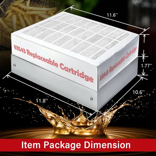 Miniatura 7 de 83543 2FK001 2FR00801 Filter Kit for Perfect Fry, Activated Carbon Filters Air, Compatible with PFC570、PFA570、PFA720、FR00801，Insulation of Oil And