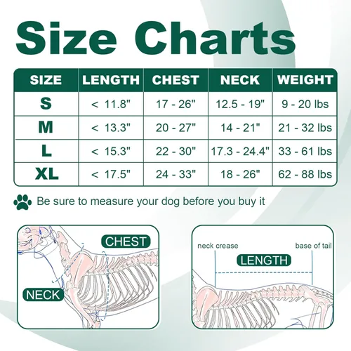 Miniatura 7 de Soporte de espalda para perro para IVDD, artritis, discos deslizados y herniados - Proporciona apoyo para la espalda y alivio del dolor, estabiliza