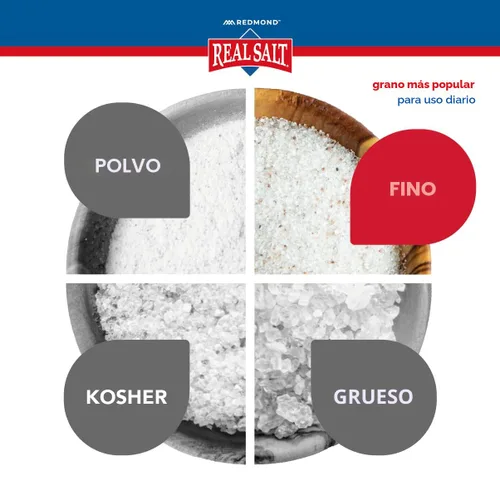 Miniatura 5 de Redmond Real Salt - Sal marina antigua fina, sal mineral sin refinar, bolsa de 16 onzas (paquete de 1)