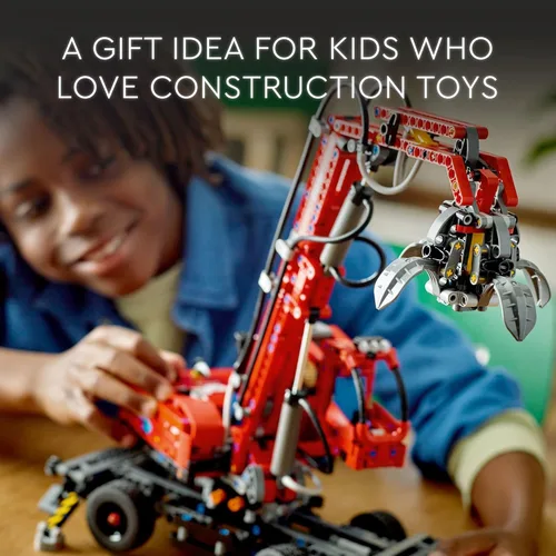 Miniatura 5 de LEGO Technic Grúa Manipuladora de Materiales 42144 - Juego de construcción para niños, niñas y niños a partir de 10 años (835 piezas)