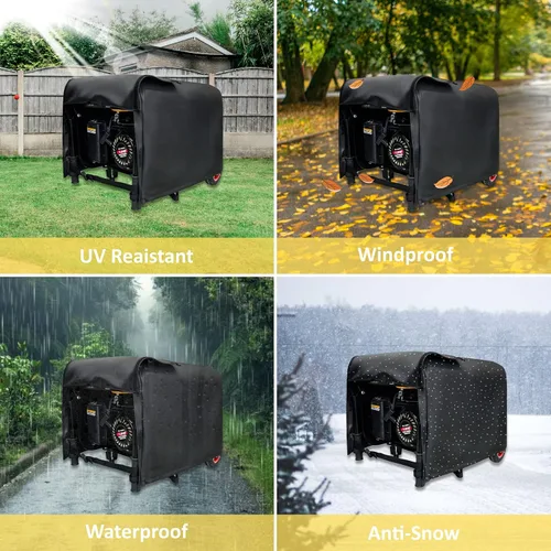 Miniatura 4 de Cubierta del generador, cobertizo de generador portátil impermeable de 24 × 18 × 20 pulgadas - para iGen4500 y Predator 3500 Universal 3500-4500