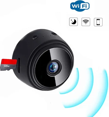 Miniatura 3 de Mini cámara oculta, cámara 1080P, mini cámara oculta con cubierta trasera magnética, cámaras de vigilancia de seguridad para el hogar, monitor